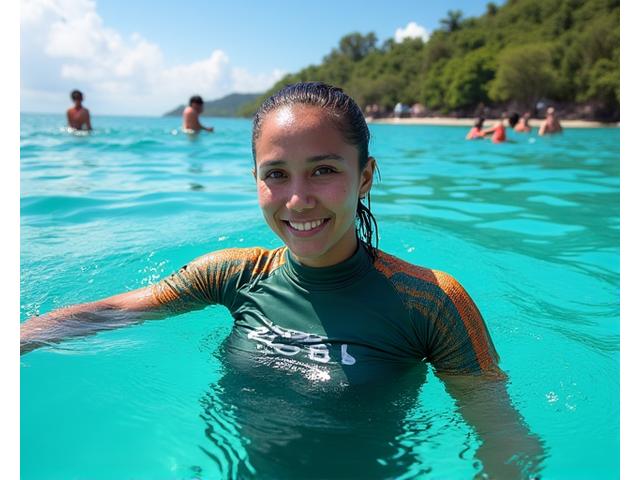 Ana Reyes, Water Sports Specialist, nagtuturo ng wild swimming techniques.