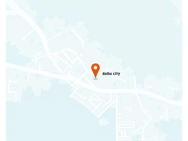 Mapa na nagpapakita ng lokasyon ng Dagat Run sa Cebu City