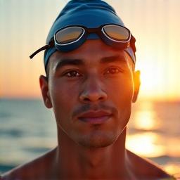 Portrait of Carlo Gonzales, Wild Swimming Expert