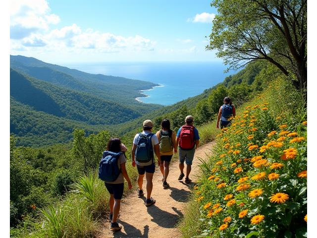 Mga kalahok sa hiking expedition sa Cebu