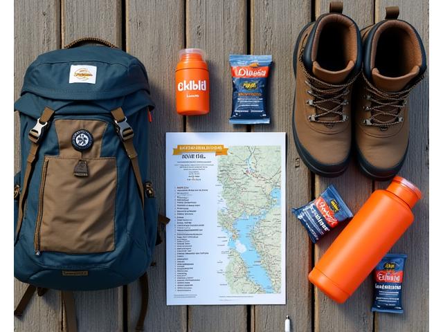 Isang listahan ng kagamitan at checklist para sa expedition