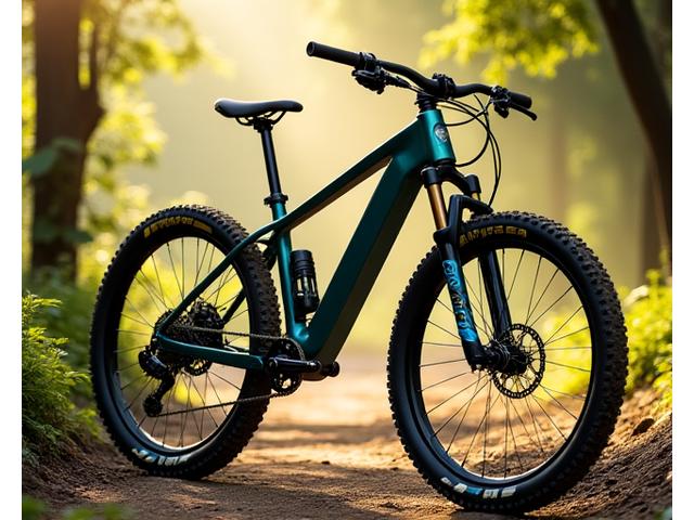 High-performance electric mountain bike ready for rugged trails.