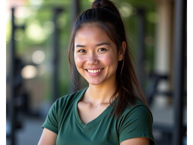 Coach Carla Garcia, strength and conditioning coach with a focus on rugged terrains.