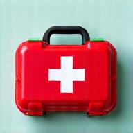 Waterproof first aid kit for marine activities