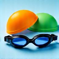 Swimming goggle and cap